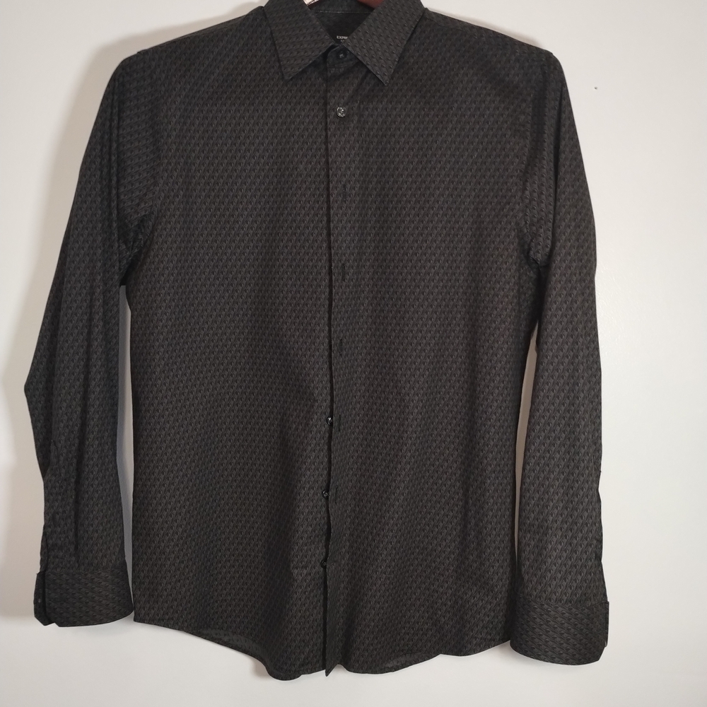 Express Black Classic Dress Shirt